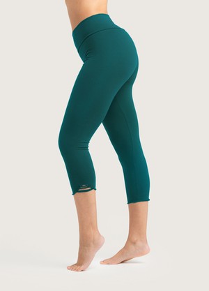 Bio Capri Leggings Feel dark green from Frija Omina