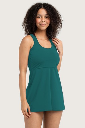 Recycling swim dress / Tankini Mare dark green from Frija Omina