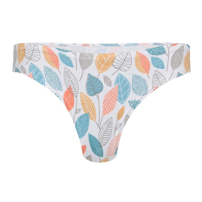 Organic thong Pur Leaves (white) from Frija Omina