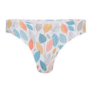 Organic thong Pur Leaves (white) from Frija Omina