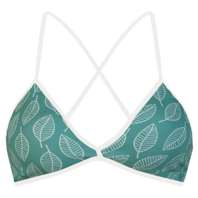 Bio bra Blaetter green from Frija Omina