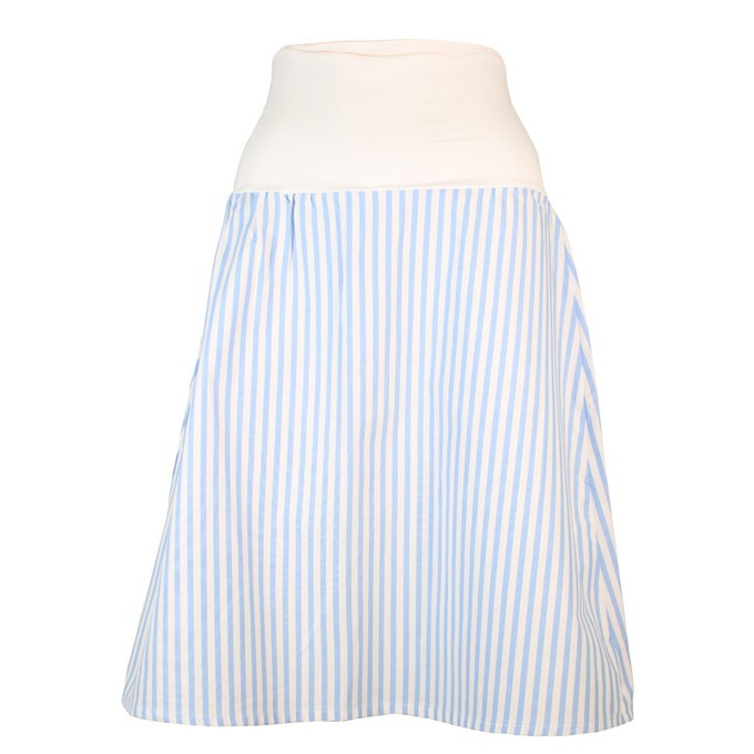 Organic skirt Freudian, summer stripes blue / white from Frija Omina