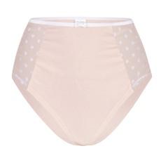 Orgnaic hight waist knickers Lorehigh, nude (grey) van Frija Omina