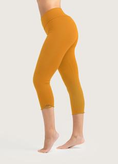 Bio Capri Leggings Feel safran yellow via Frija Omina