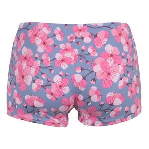 organic panties Erna pattern Cherry Blossom (blue) from Frija Omina