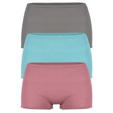 set of 3 organic panties Erna Moor: Cinder, light blue, antique pink via Frija Omina