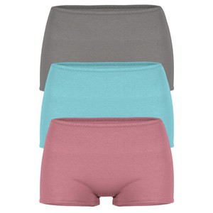 set of 3 organic panties Erna Moor: Cinder, light blue, antique pink from Frija Omina