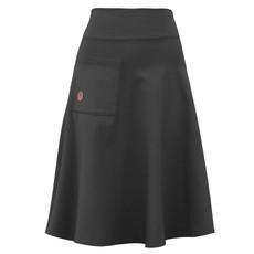 Organic skirt Welle lang, anthracite (grey) via Frija Omina