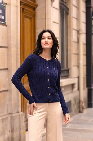 Vincent Cotton Cashmere Cardigan from GAÂLA
