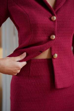 Margaux Cotton Tweed Two Piece from GAÂLA