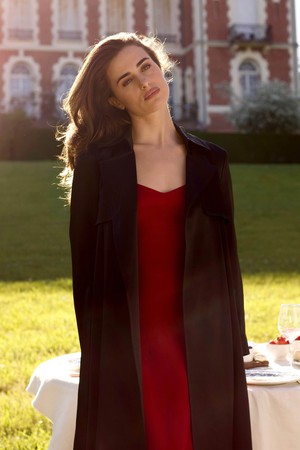 Cameron Satin Trenchcoat from GAÂLA
