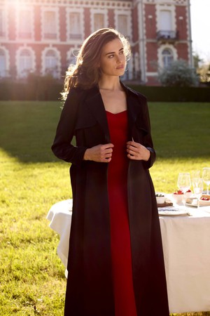 Cameron Satin Trenchcoat from GAÂLA