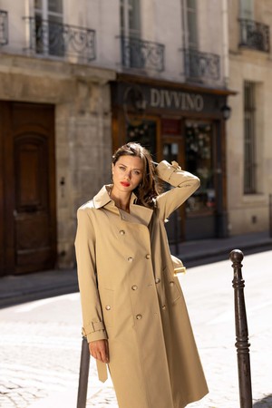 Kelianne Cotton Trench Coat from GAÂLA
