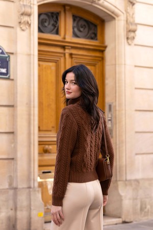 Sinclair Cableknit Sweater from GAÂLA