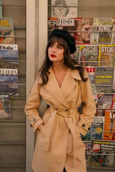 Benedicte Cotton Trench Coat via GAÂLA