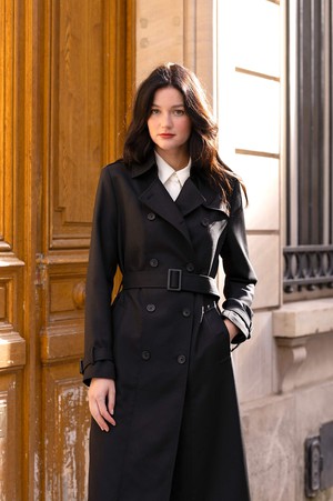 Kelianne Wool Trench Coat from GAÂLA