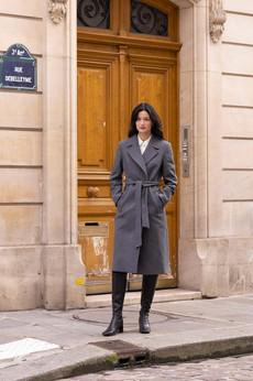 Giselle Wrap Coat via GAÂLA