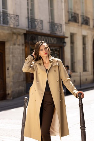 Kelianne Cotton Trench Coat from GAÂLA