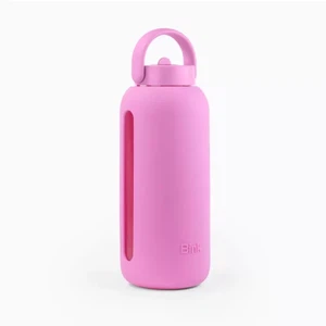 Glazen drinkfles | BIG BOTTLE | 1000ml | Bubble Gum from Glow - the store