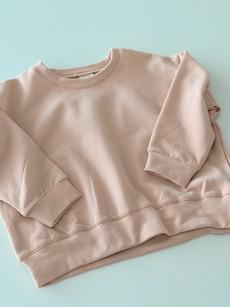 Oversized sweater biologisch katoen – Sand via Glow - the store