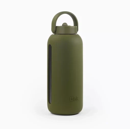 Glazen drinkfles | BIG BOTTLE | 1000ml | Green from Glow - the store