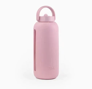 Glazen drinkfles | BIG BOTTLE | 1000ml | Pink from Glow - the store