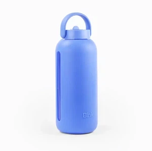 Glazen drinkfles | BIG BOTTLE | 1000ml | Cornflower from Glow - the store