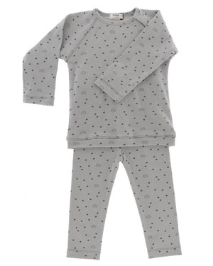 Kinderpyjama 100% biologisch katoen – Green Rainbow from Glow - the store