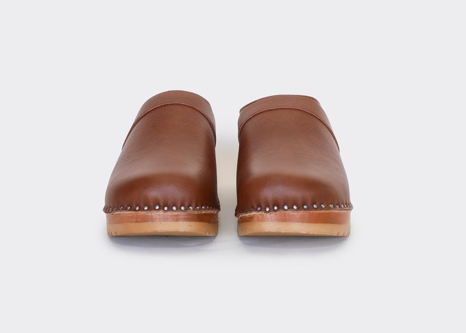 DA VINCI vegan clogs | BROWN from Good Guys Go Vegan