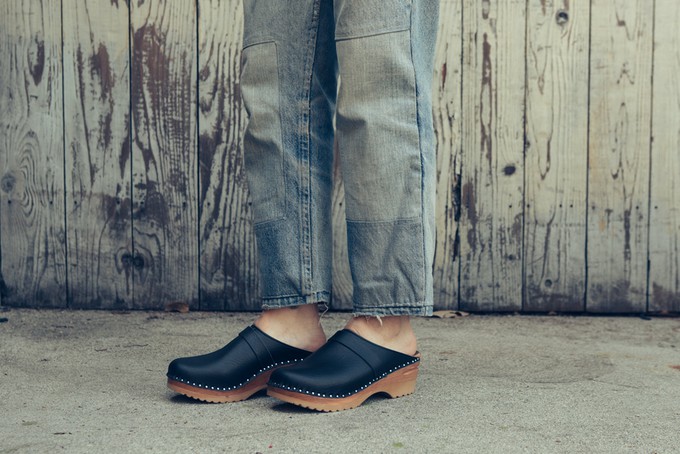 DA VINCI vegan clogs | BLACK from Good Guys Go Vegan