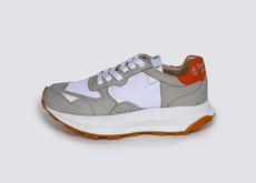 BABER-GV vegan running shoes | GREY/ORANGE via Good Guys Go Vegan