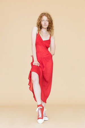 KAMO Red/White sneakers| warehouse sale from Good Guys Go Vegan