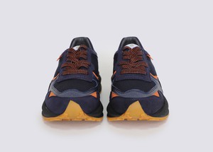 BABER-GV vegan running shoes | INDIGO/ORANGE from Good Guys Go Vegan