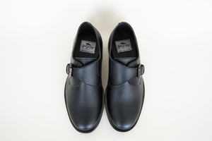 ABBEY Black vegan suede buckle shoes | warehouse sale from Good Guys Go Vegan