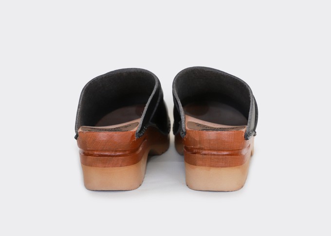 DA VINCI vegan clogs | BLACK from Good Guys Go Vegan