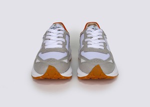 BABER-GV vegan running shoes | GREY/ORANGE from Good Guys Go Vegan