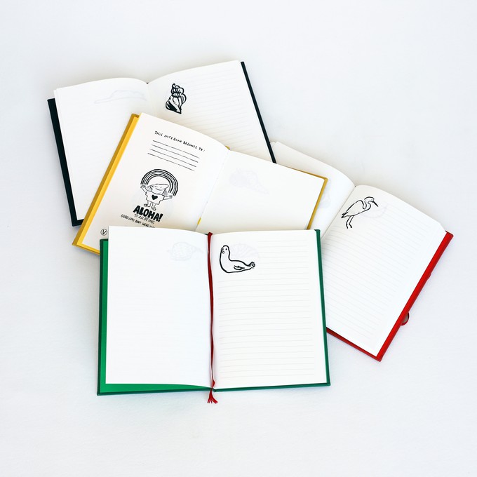 "ALOHA TO ALL BEINGS" NOTEBOOK | APPLESKIN™  from Good Guys Go Vegan