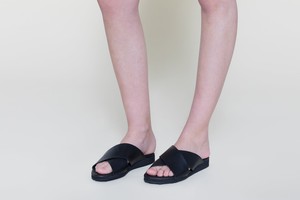 KRIS Black sandals | warehouse sale from Good Guys Go Vegan