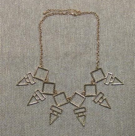 Grab Your Gold Geometric Necklace from Grab Your Garb