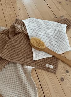 Waffle towel via gust.