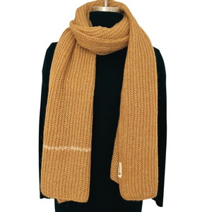Golden Brown Pure Alpaca Handmade Scarf from Heritage Moda