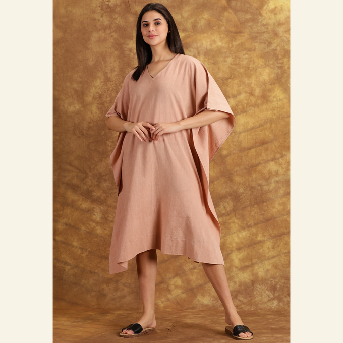 Peach Kaftan Dress from Heritage Moda