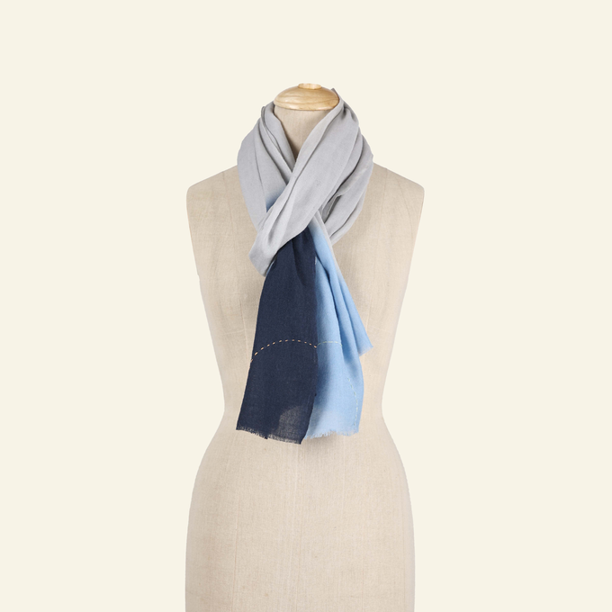 Ombré Misty Horizon Wool Scarf from Heritage Moda