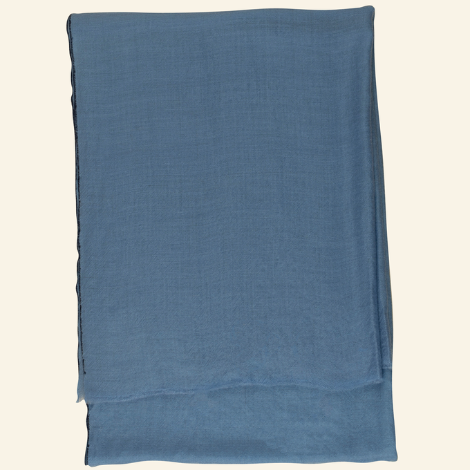 Powder Blue Cashmere Scarf from Heritage Moda