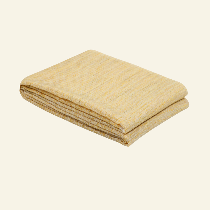 Handwoven Wool Scarf – Naturally Dyed with Marigold Flowers from Heritage Moda