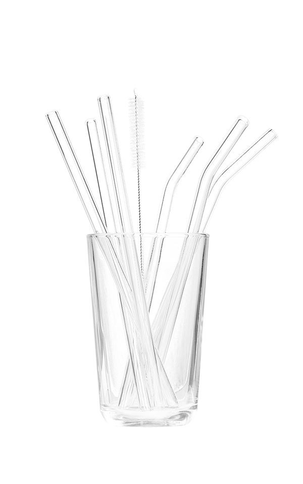 Straws Glass Set of 6 – Colorless from Het Faire Oosten