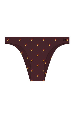 Bikini Bottom Burgundy Rockets from Het Faire Oosten