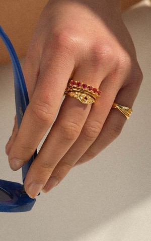 Ring Hamsa Hand from Het Faire Oosten