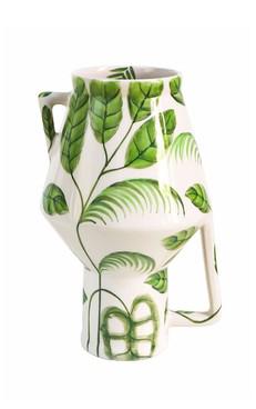 Vase Handpainted Jungle van Het Faire Oosten