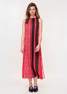 Thalia Dress in Floral Stripe Print van Hide The Label